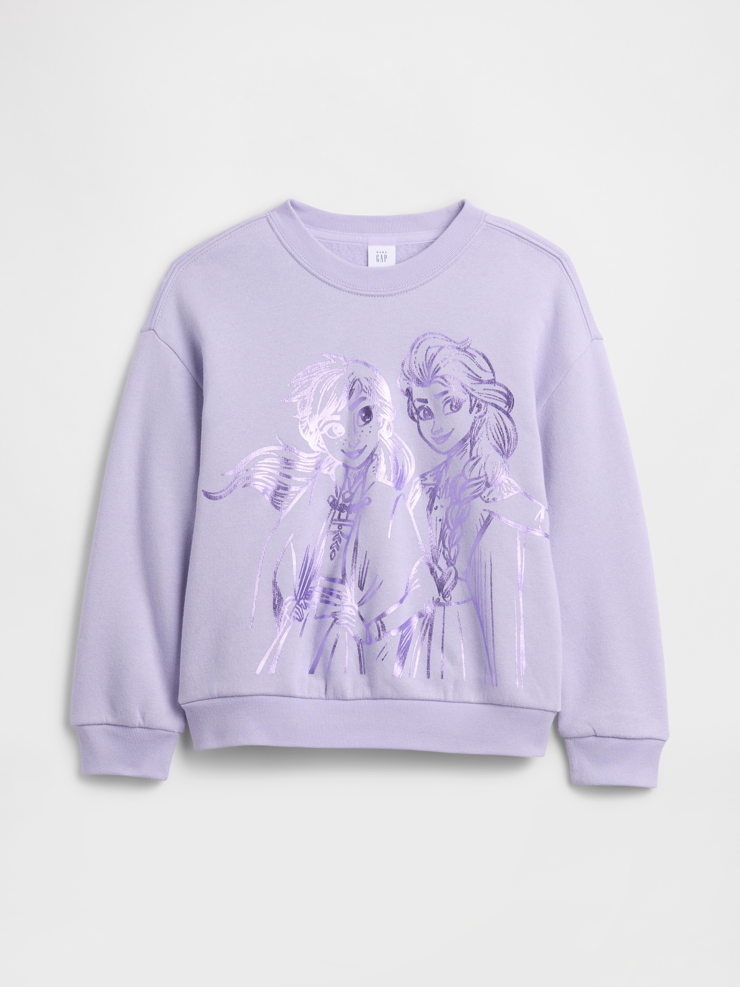 babyGap × Disney Relaxed Graphic Sweatshirt - Purple Orchid Frozen