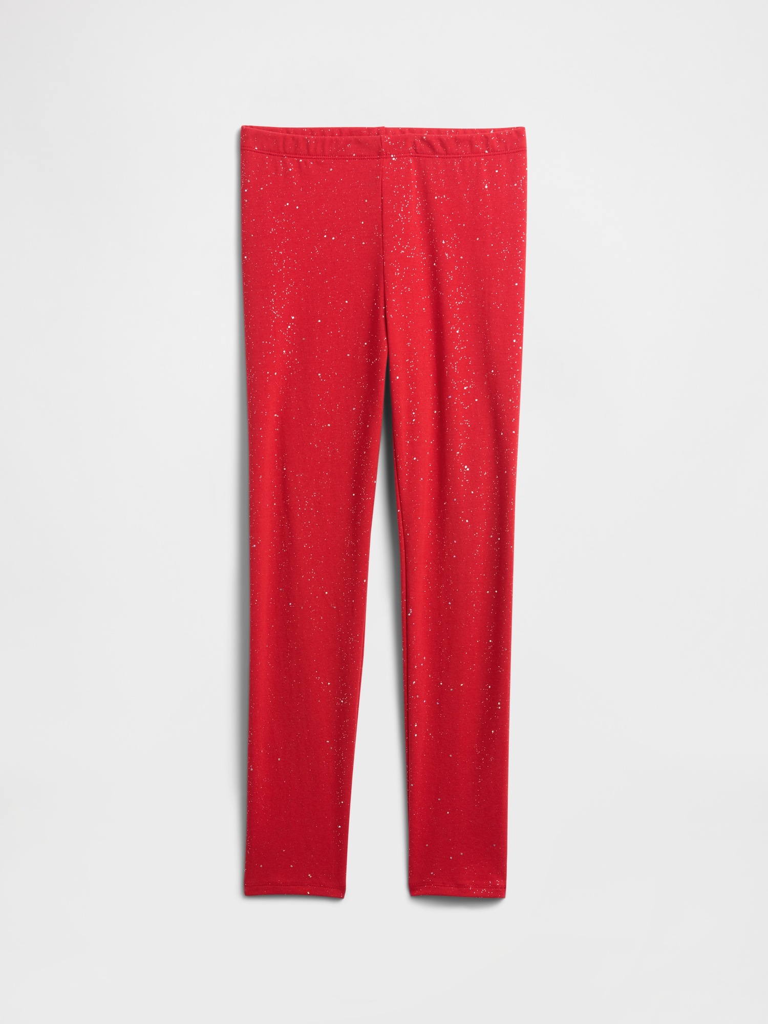 Kids Stretch Jersey leggings - Red