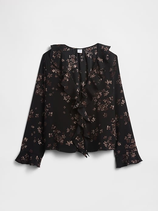Image number 5 showing, Ruffle V-Neck Top
