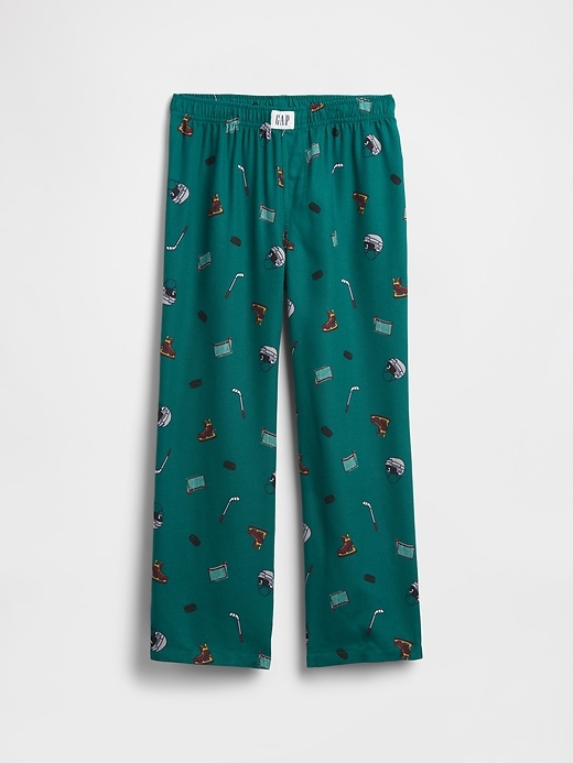 Image number 1 showing, Kids 100% Recycled Flannel PJ Pants