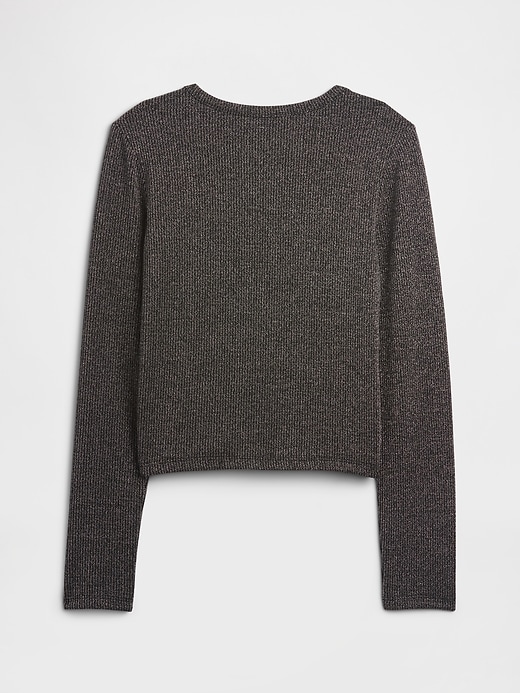 Image number 2 showing, Kids Ribbed Pointelle T-Shirt