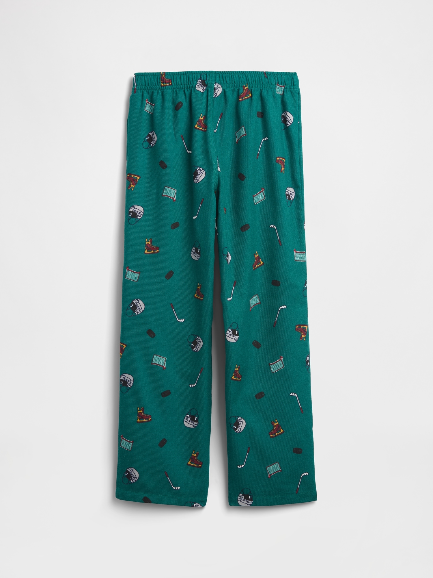 Gap Factory Kids 100% Recycled Flannel Pj Pants In Green