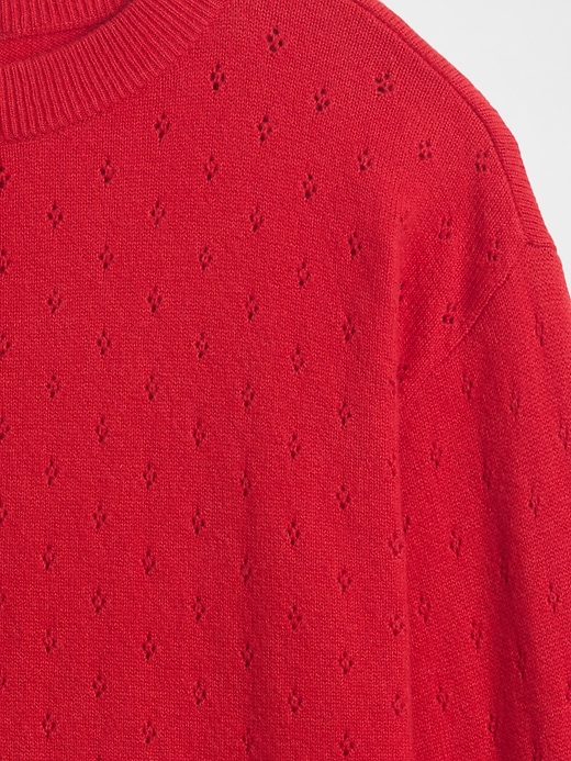 Image number 3 showing, Kids CashSoft Relaxed Pointelle Sweater