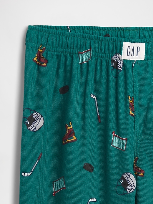 Image number 3 showing, Kids 100% Recycled Flannel PJ Pants