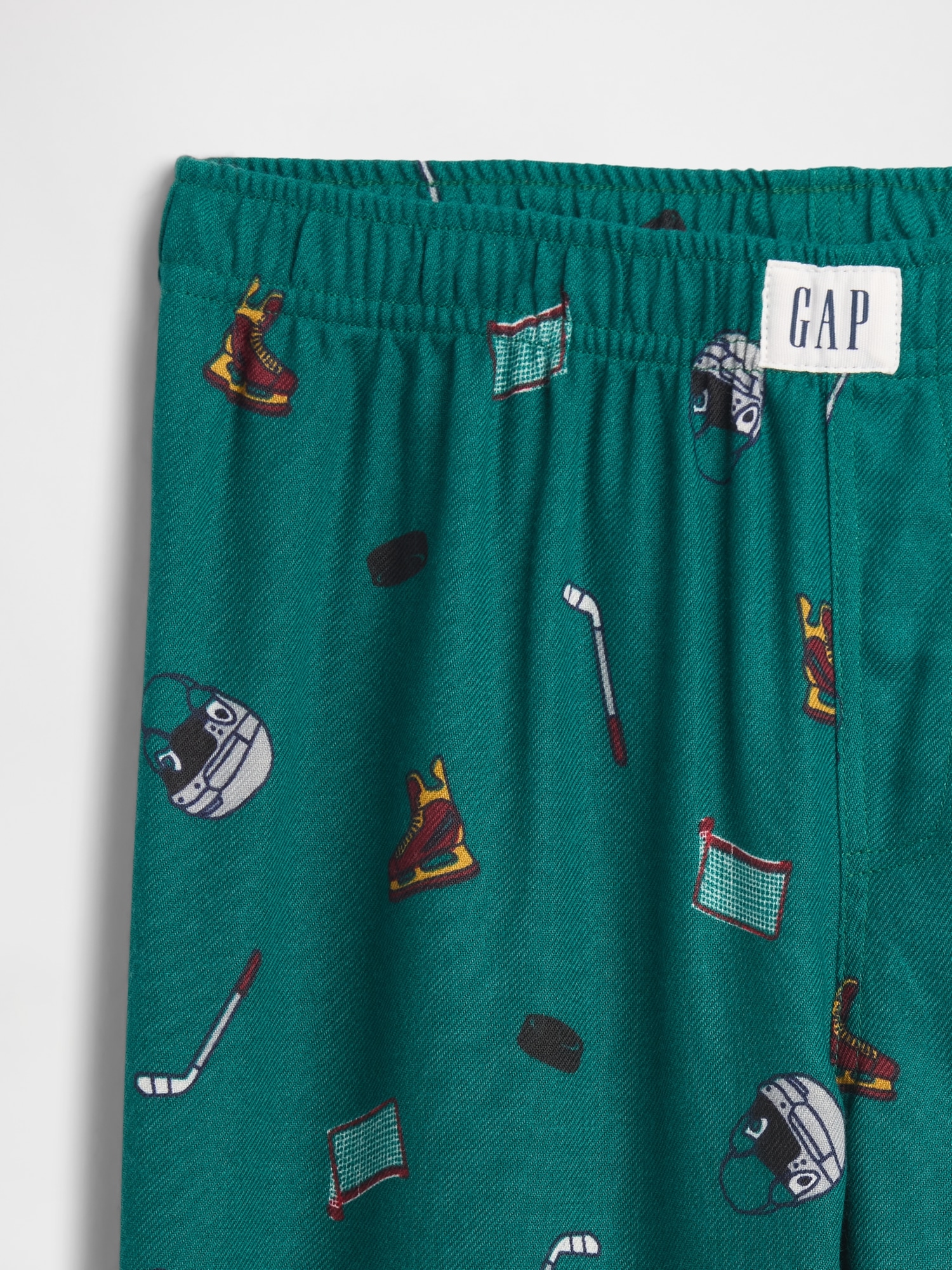 Gap Factory Kids 100% Recycled Flannel Pj Pants In Green