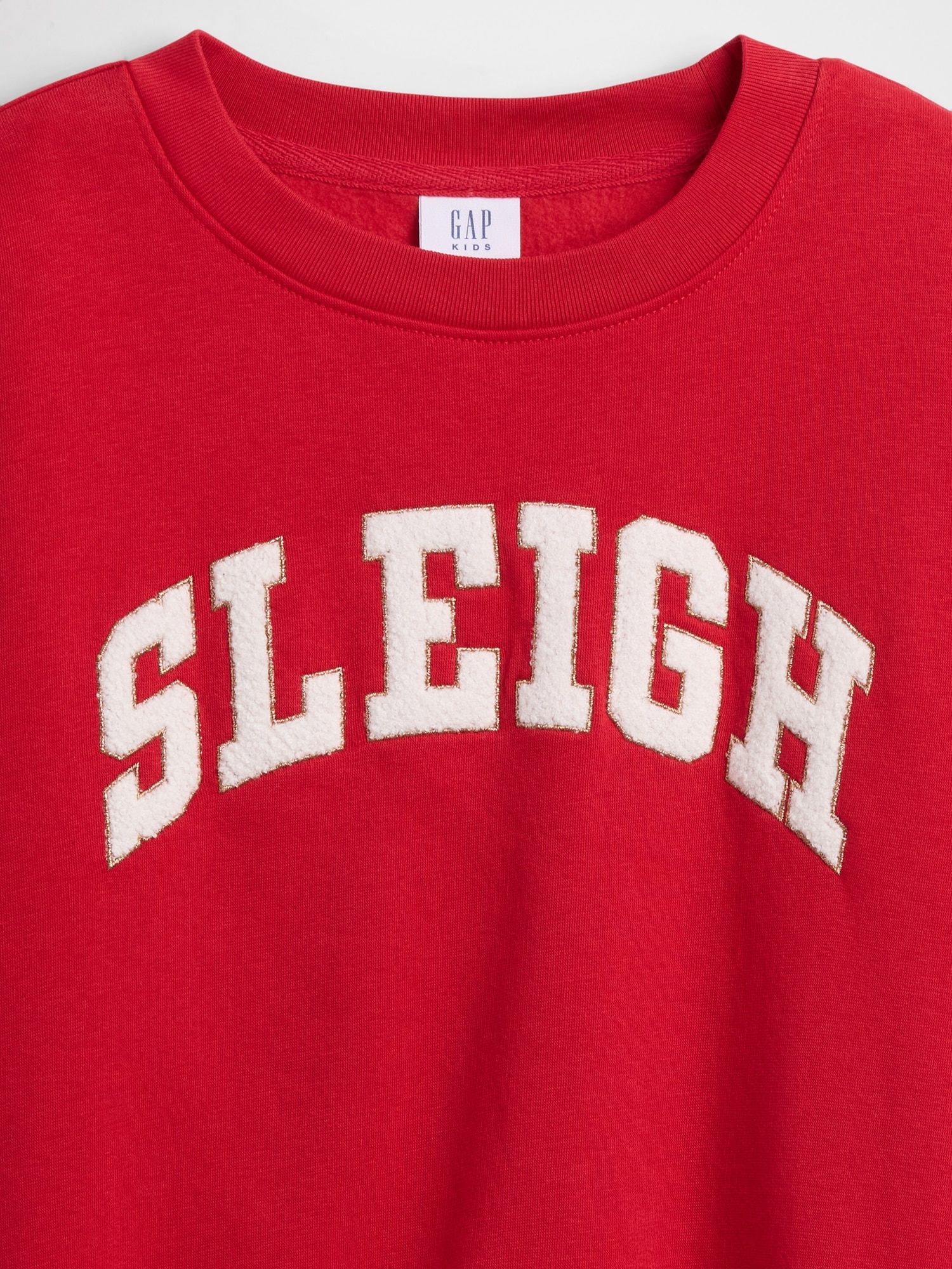 Gap Factory Kids Oversized Gap Graphic Sweatshirt In Red