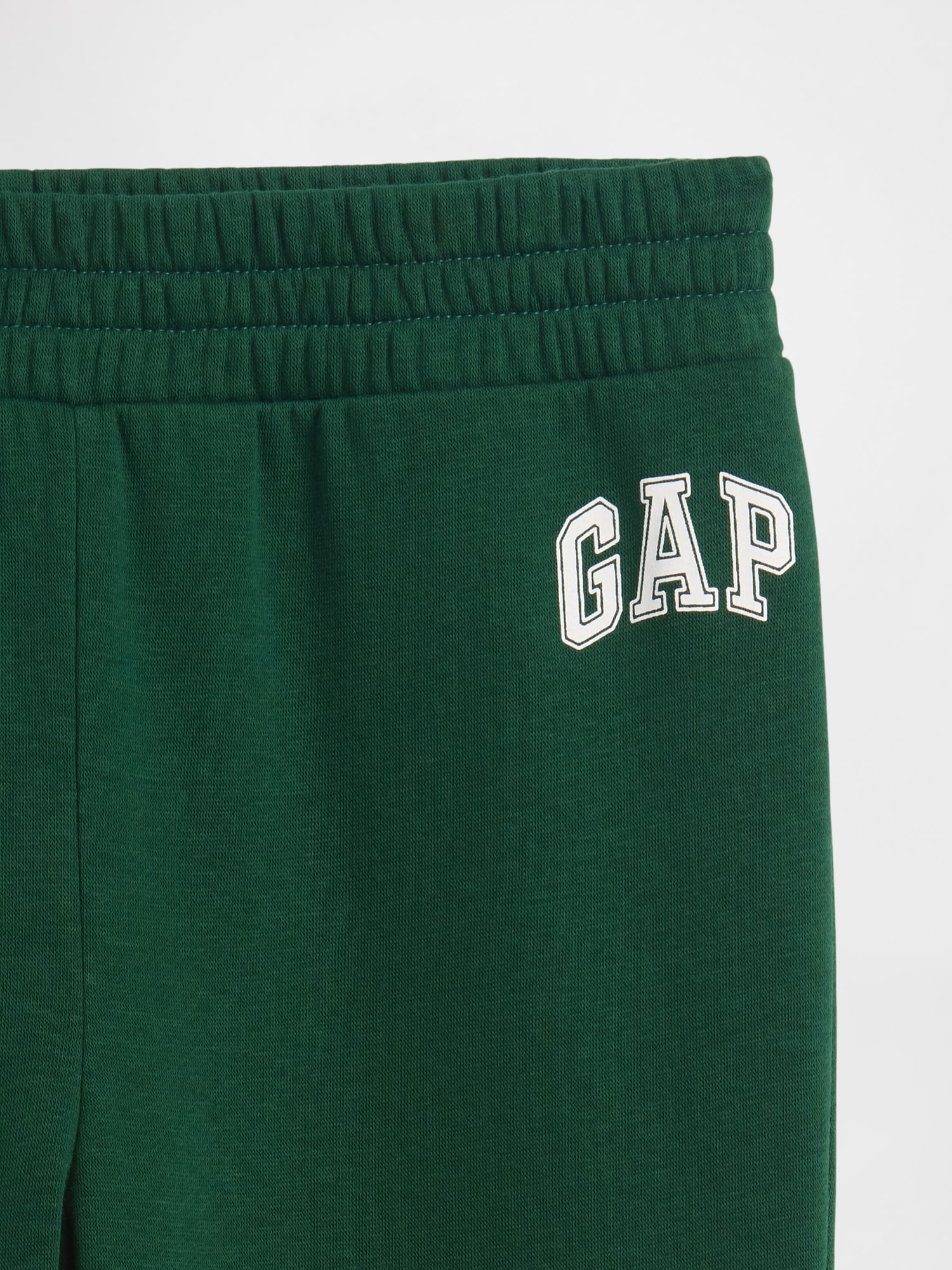 Gap Factory Kids Relaxed Gap Logo Bootcut Joggers In Green