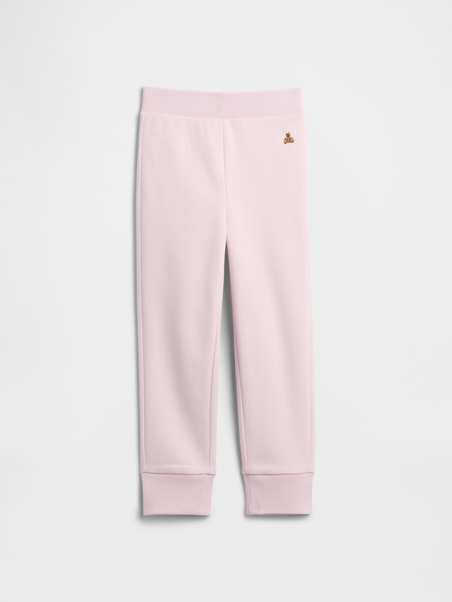 babyGap Brannan Bear Pull-On Fleece Joggers - Pink Dogwood