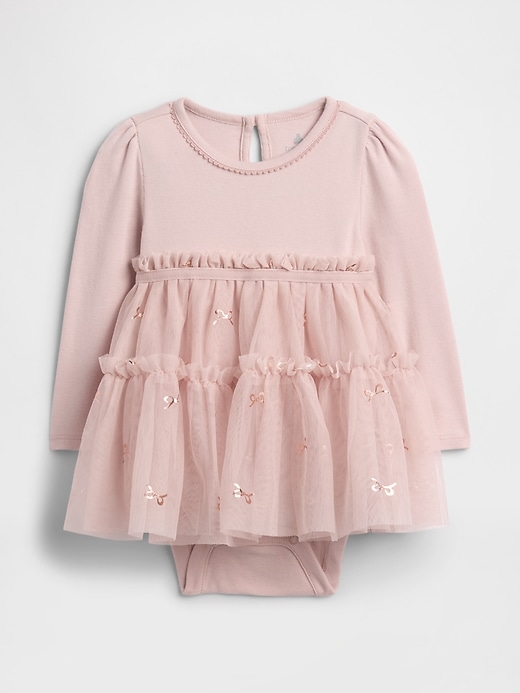 Image number 1 showing, Baby Tulle Bodysuit