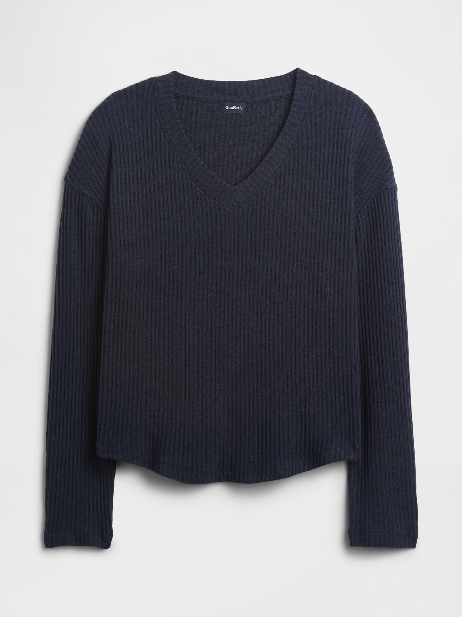 Gap Factory Relaxed Ribbed Pj Top In Blue