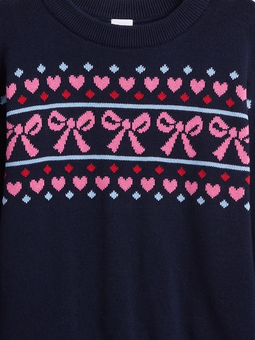 Image number 3 showing, Kids Relaxed Intarsia Sweater