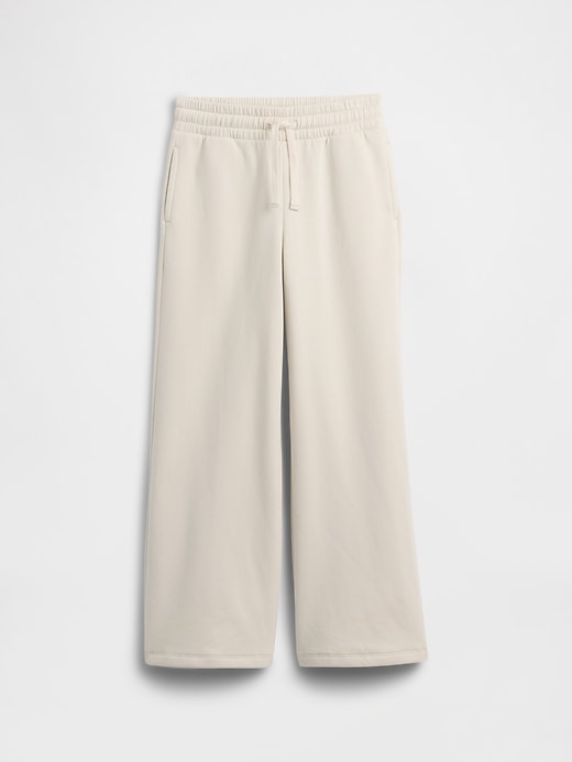 Image number 1 showing, Kids Relaxed Wide-Leg Sweatpants
