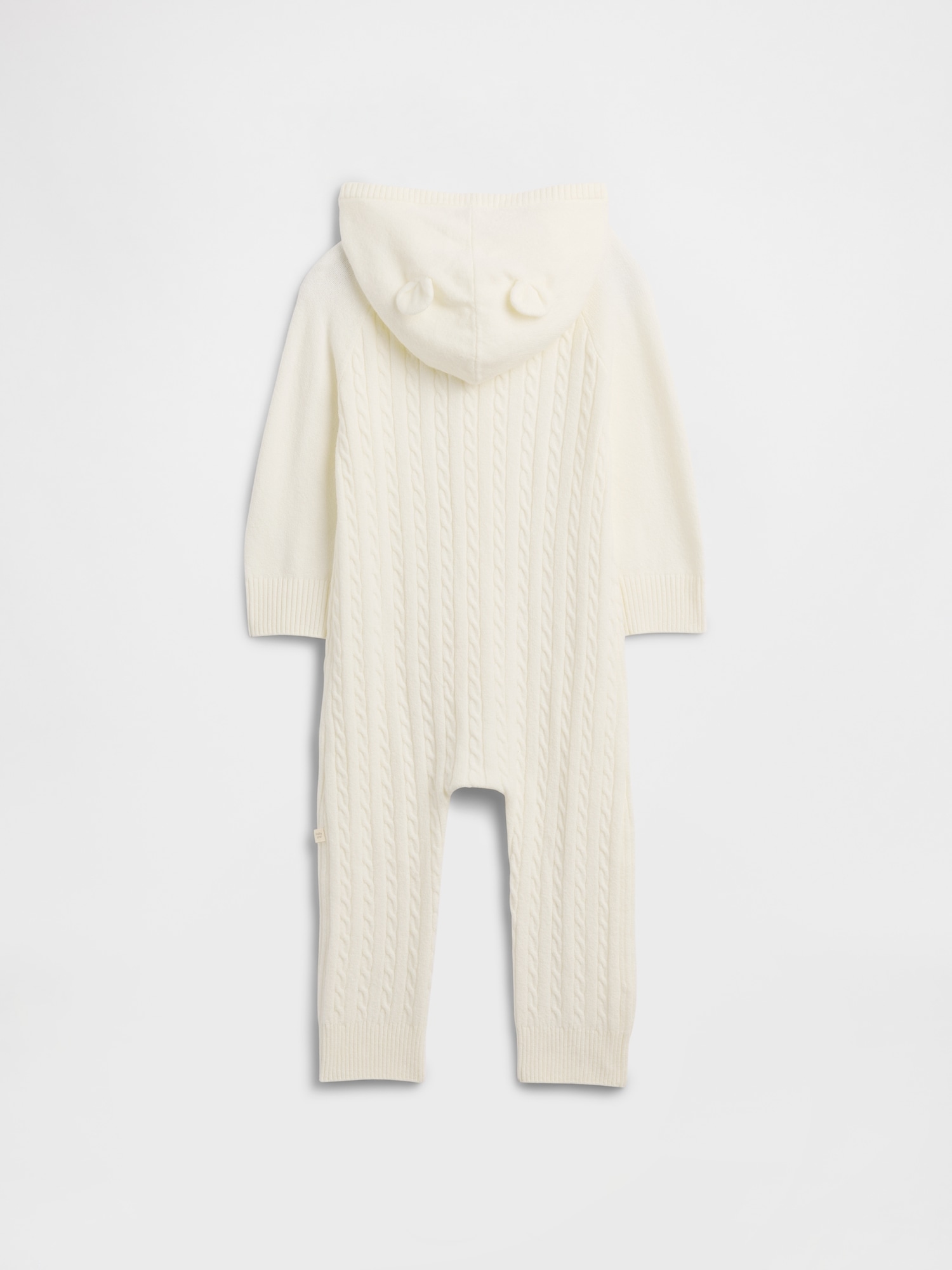 Gap Factory Baby Cashsoft Cable-knit One-piece In Neutral