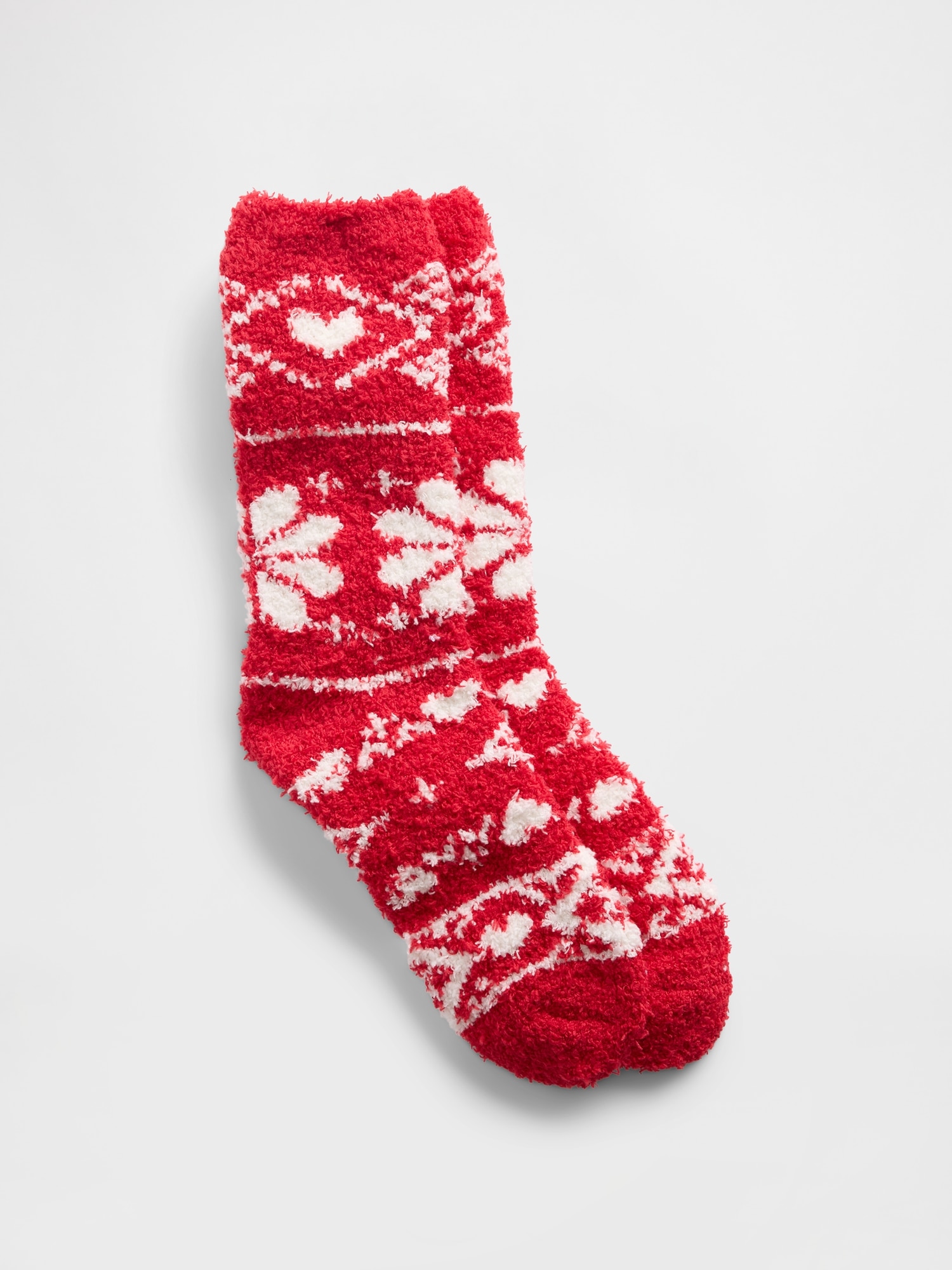 Cozy Socks - Red Fairisle