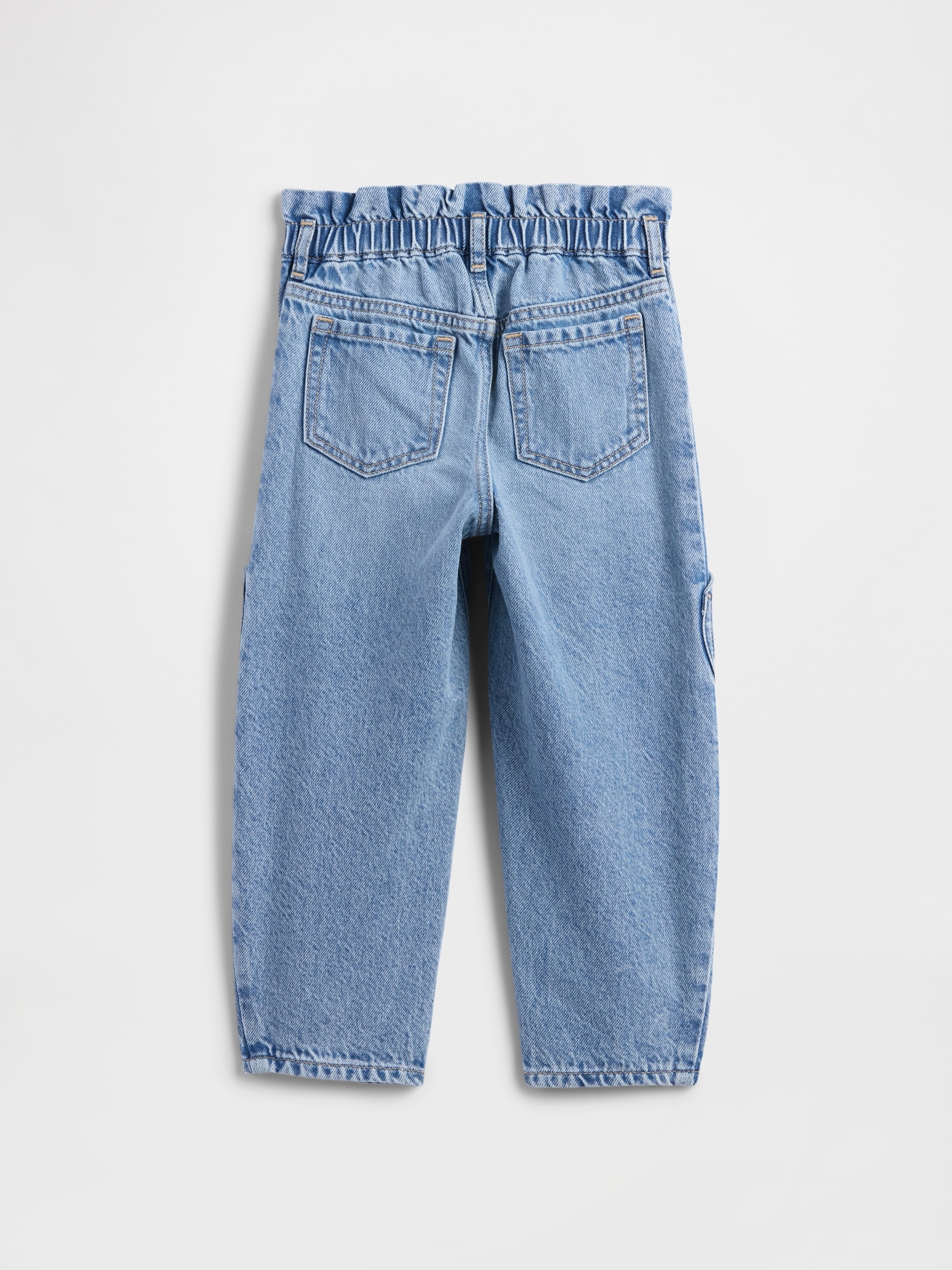 Gap Factory Babygap Paperbag Horseshoe Jeans In Blue