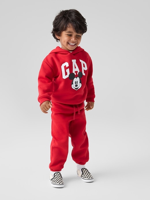 Image number 2 showing, babyGap &#215 Disney Mickey Mouse Relaxed Logo Hoodie