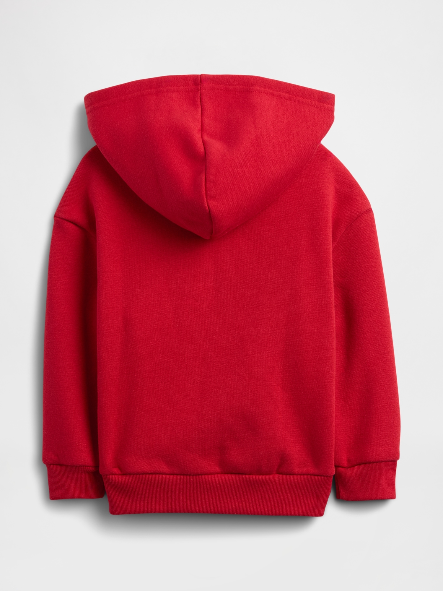 Gap Factory Babygap × Disney Mickey Mouse Relaxed Logo Hoodie In Red