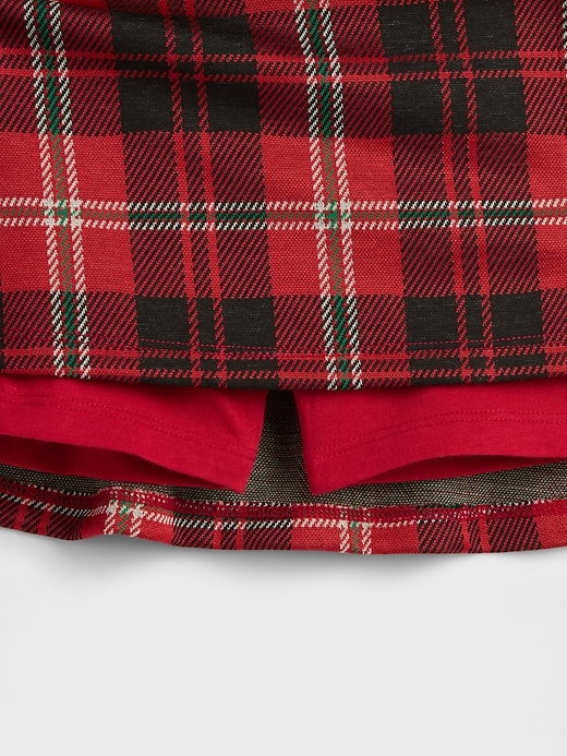 Image number 3 showing, Kids Plaid Pull-On Pleated Skort