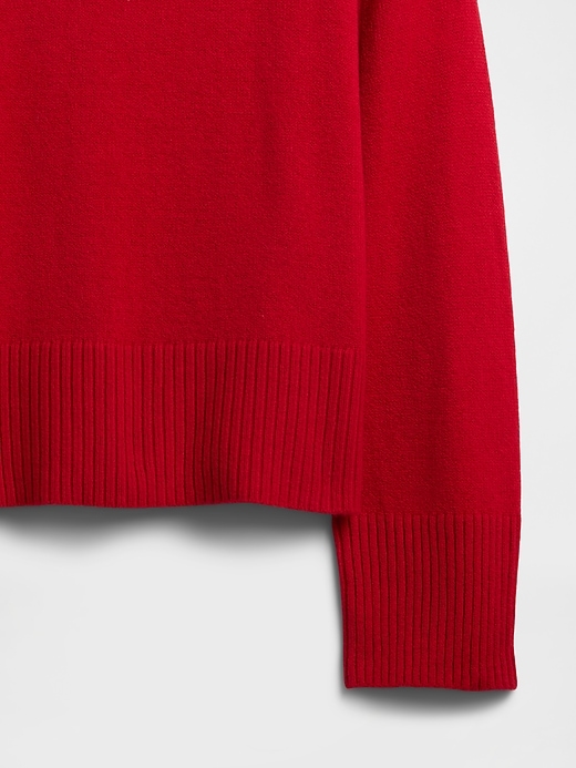 Image number 4 showing, CashSoft Relaxed Crewneck Sweater