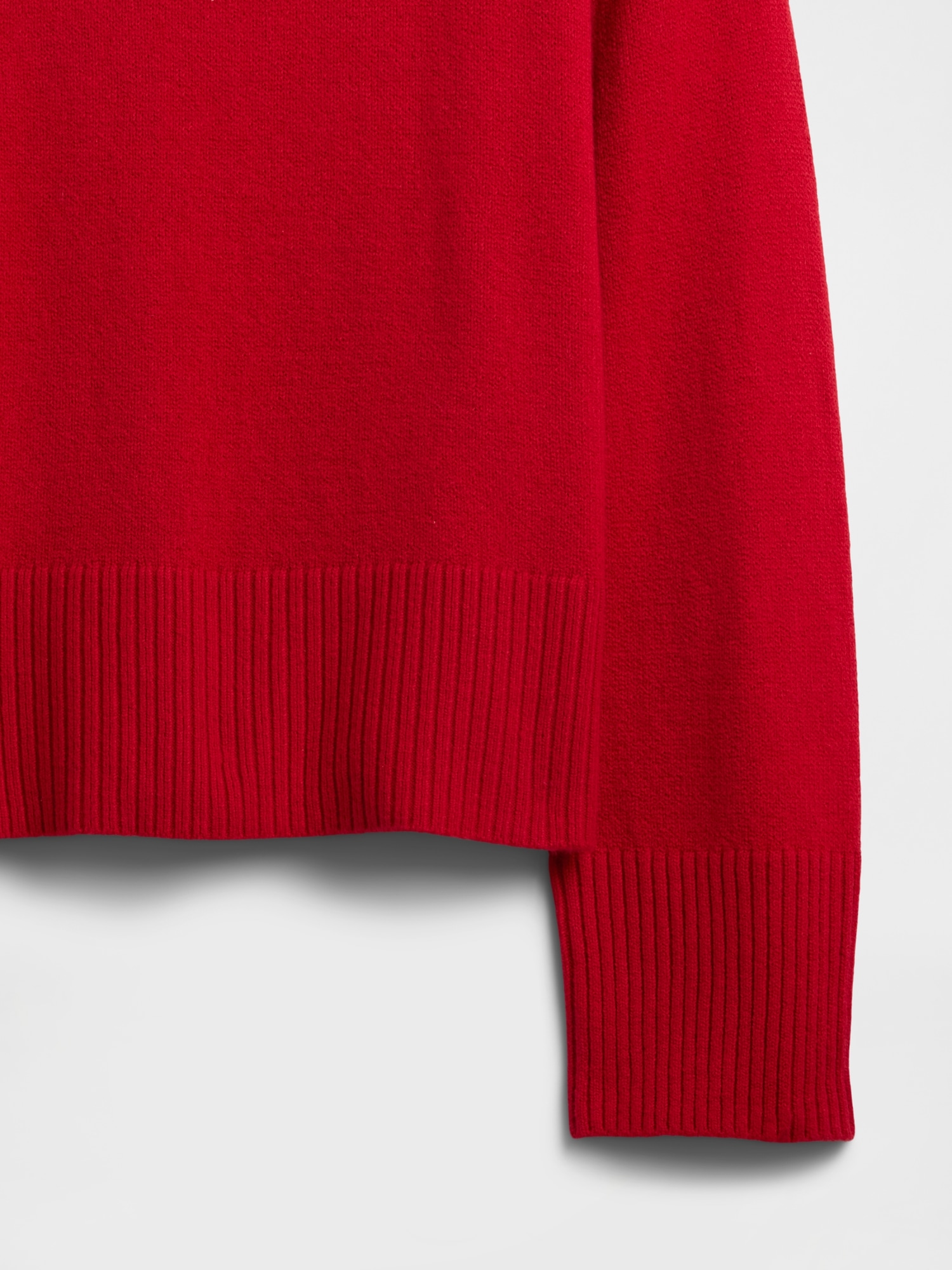 Gap Factory Cashsoft Relaxed Crewneck Sweater In Red