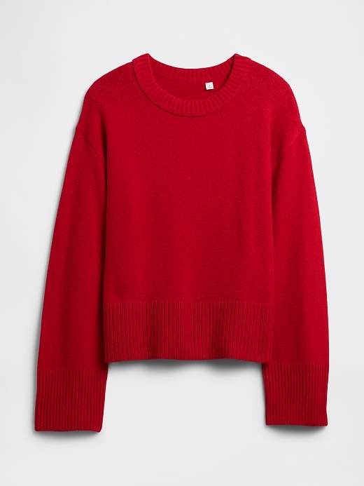 Image number 5 showing, CashSoft Relaxed Crewneck Sweater