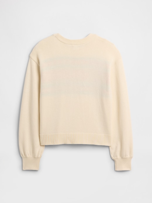 Image number 2 showing, Kids Relaxed Intarsia Sweater