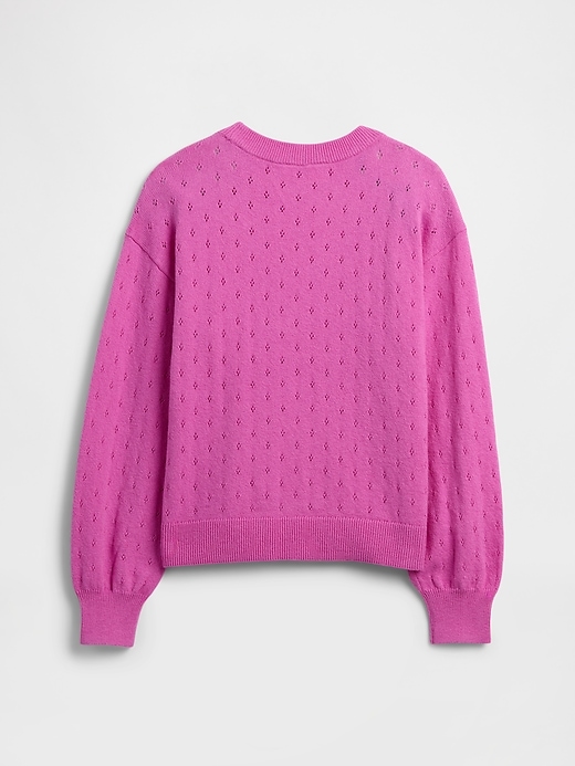 Image number 2 showing, Kids CashSoft Relaxed Pointelle Sweater