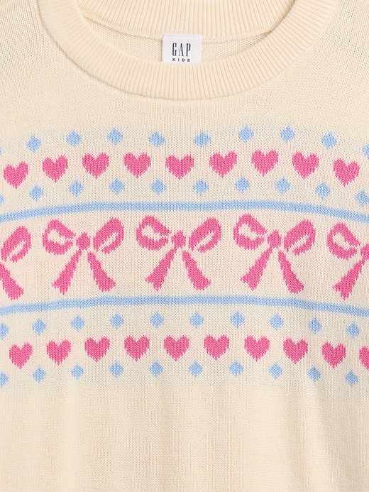 Image number 3 showing, Kids Relaxed Intarsia Sweater