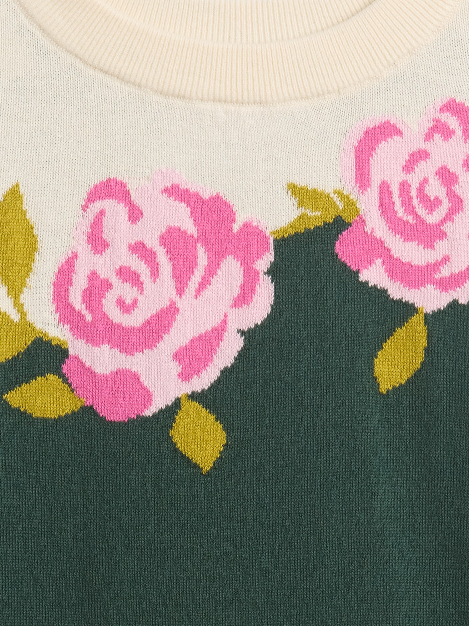 Gap Factory Kids Relaxed Intarsia Sweater In Green