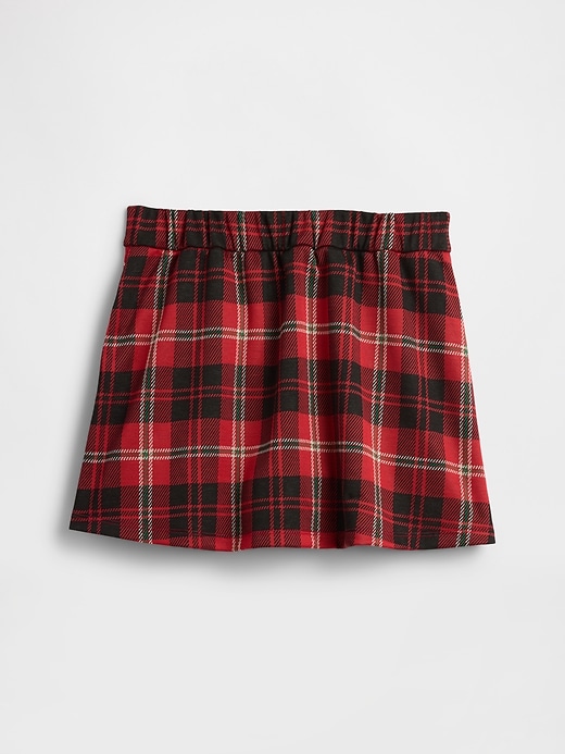 Image number 2 showing, Kids Plaid Pull-On Pleated Skort