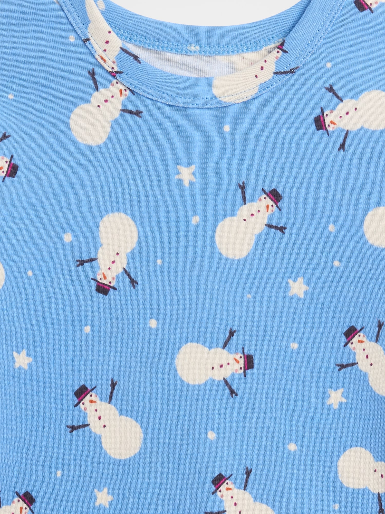Gap Factory Kids & Babygap 100% Organic Cotton Holiday Pj Set In Blue