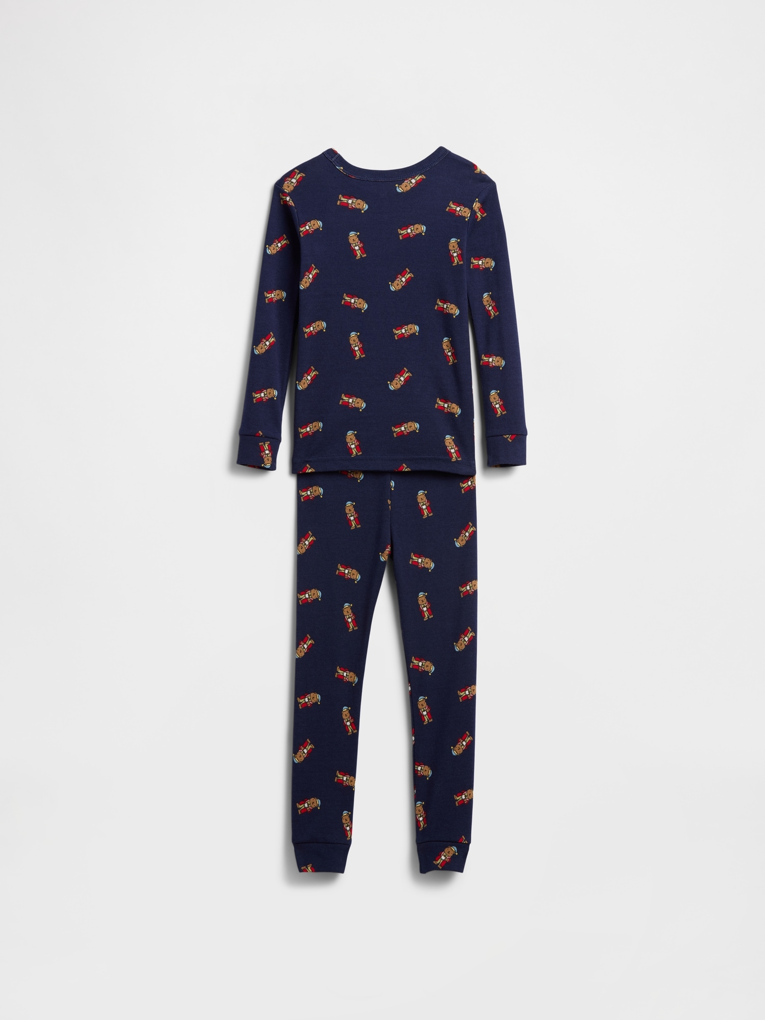 Gap Factory Kids & Babygap 100% Organic Cotton Brannan Bear Pj Set In Blue