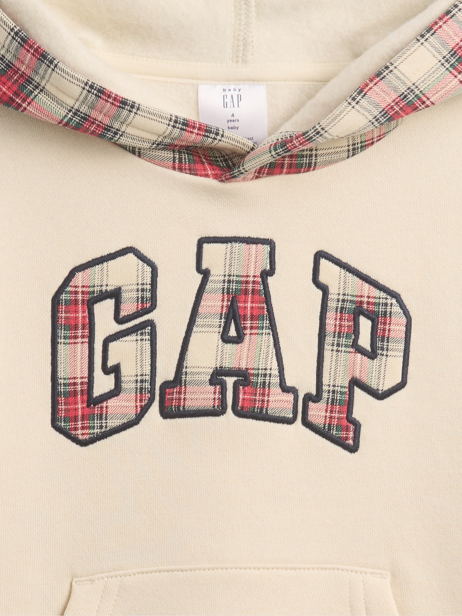 Gap Factory Babygap Relaxed Logo Hoodie In Neutral