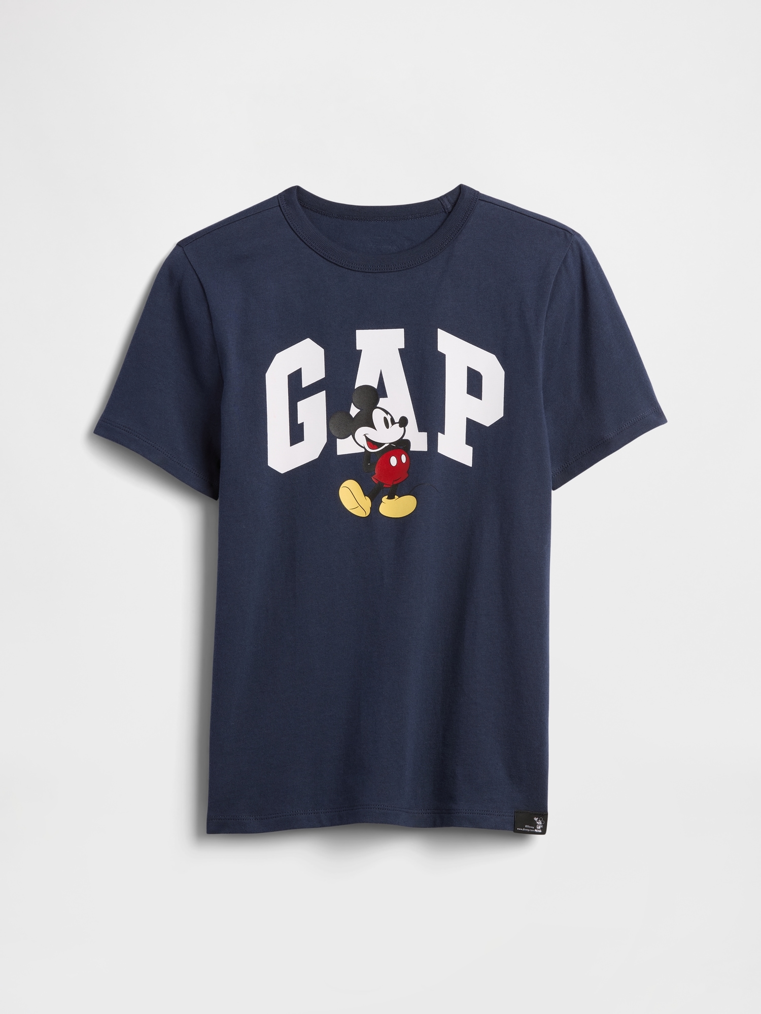 GapKids × Disney Mickey Mouse Logo T-Shirt - Disney Family Navy