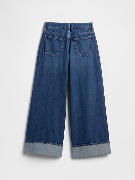 Image number 2 showing, Kids Mid Rise Baggy Jeans