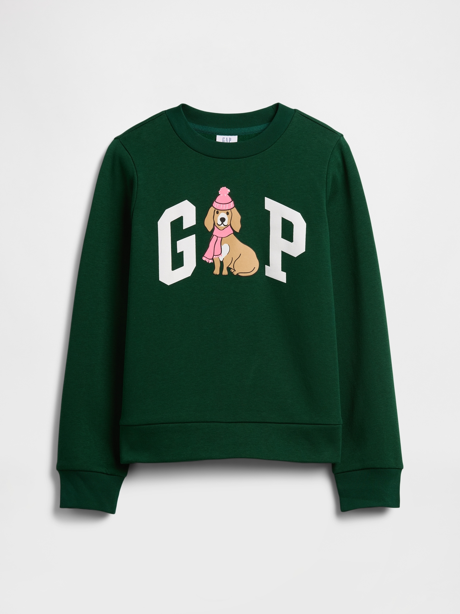 Kids Gap Graphic Sweatshirt - Evergreen Glamour Green