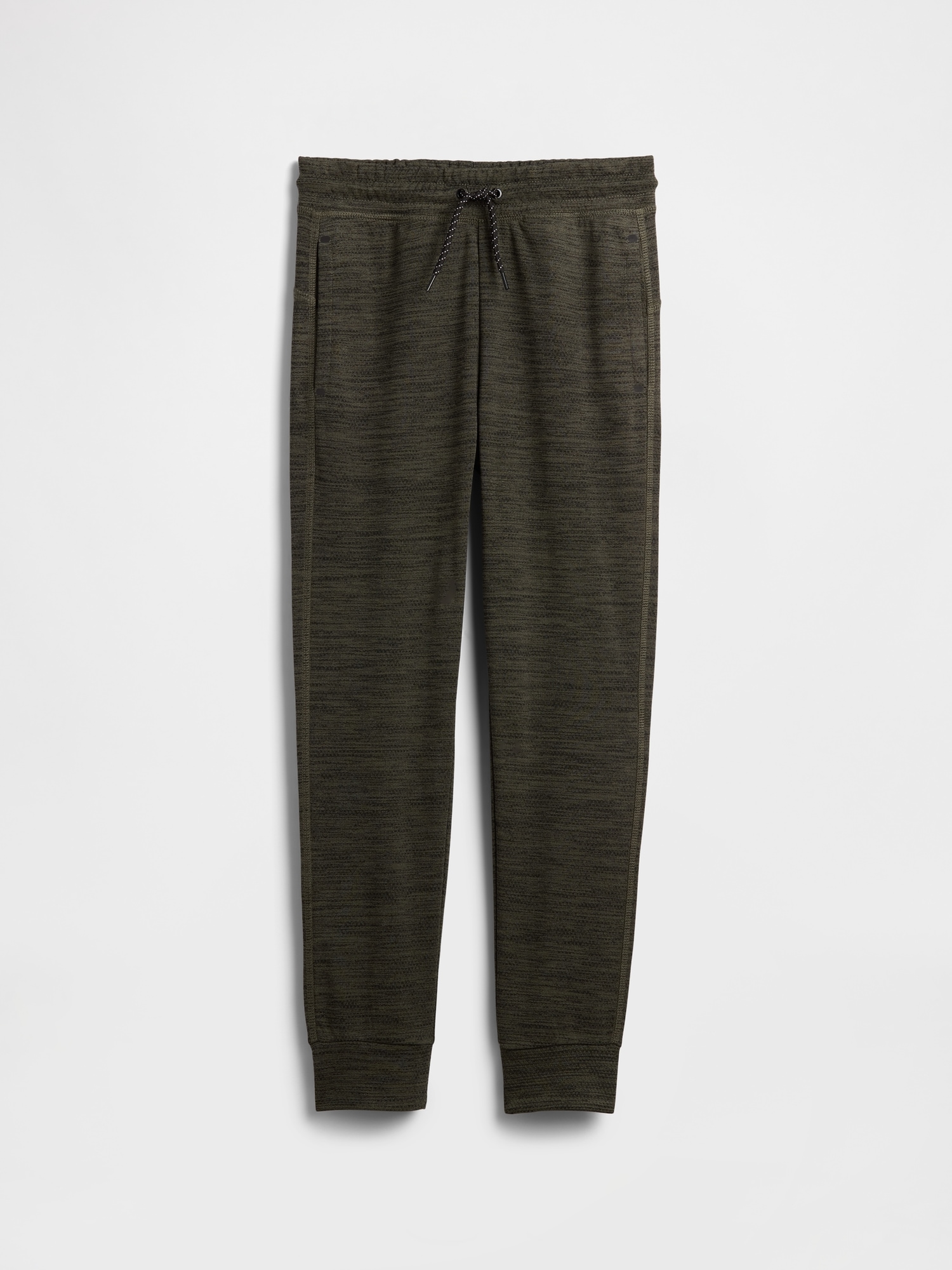 Kids Pull-On Mesh Joggers - Olive Night