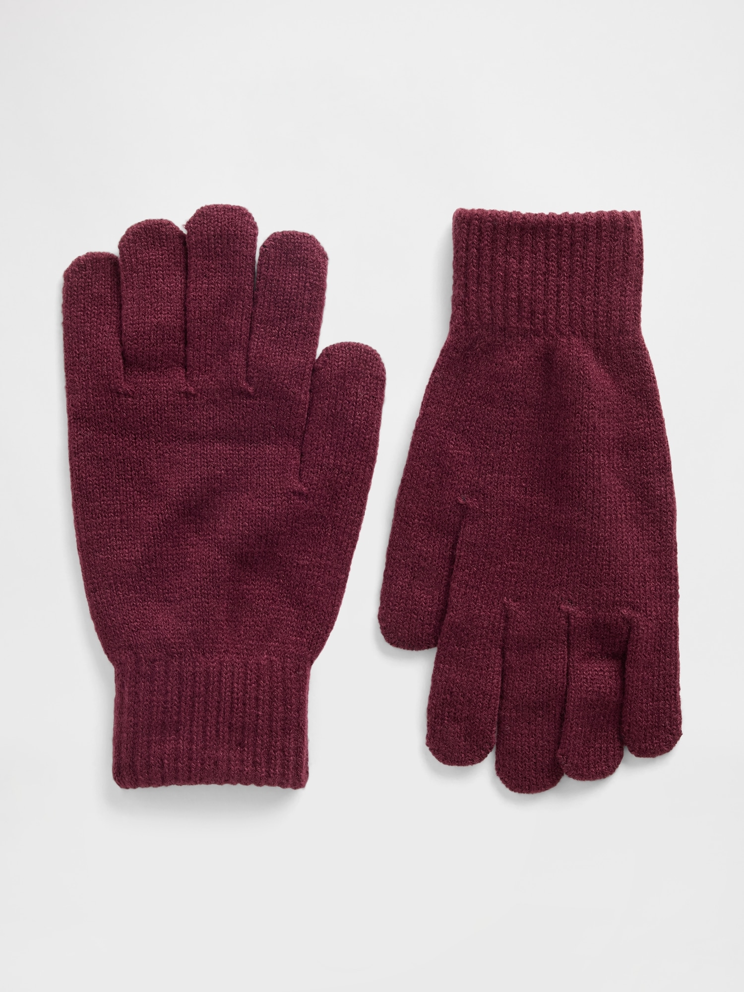 Gap Factory Cozy Gloves In Burgundy