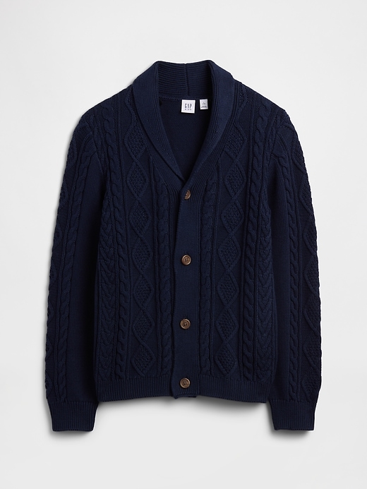 Image number 1 showing, Kids Cable-Knit Cardigan