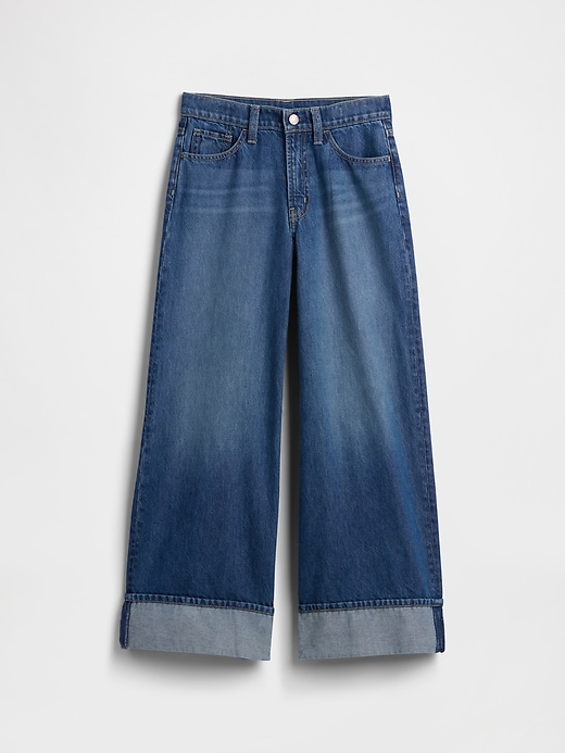 Image number 1 showing, Kids Mid Rise Baggy Jeans