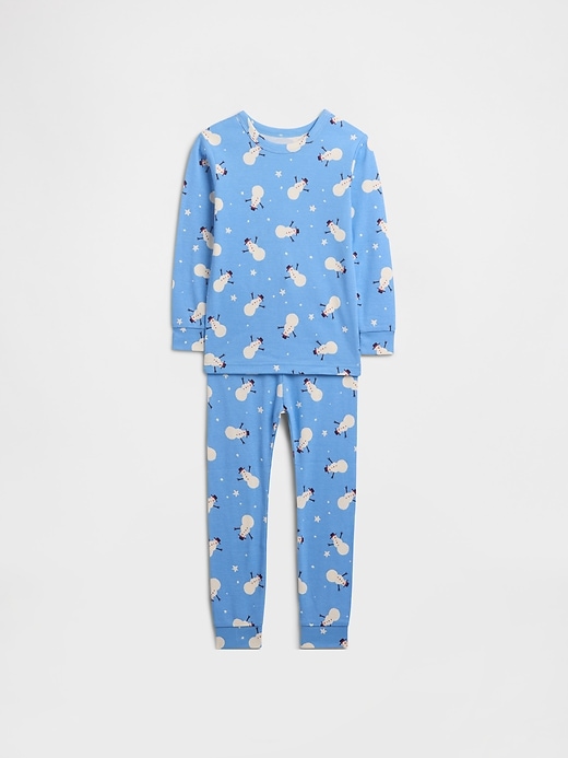Image number 1 showing, Kids & babyGap 100% Organic Cotton Holiday PJ Set