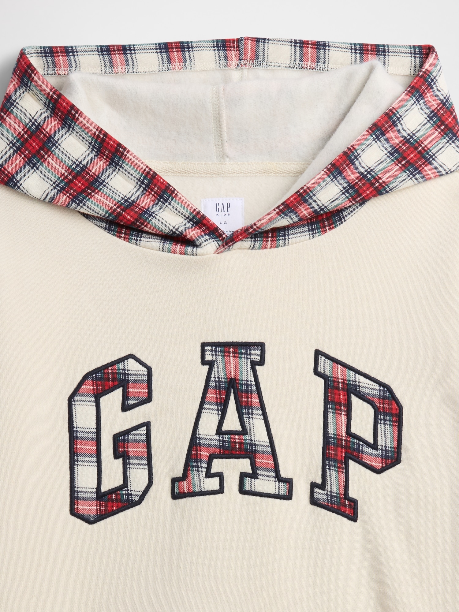 Gap Factory Kids Relaxed Gap Logo Hoodie In Neutral