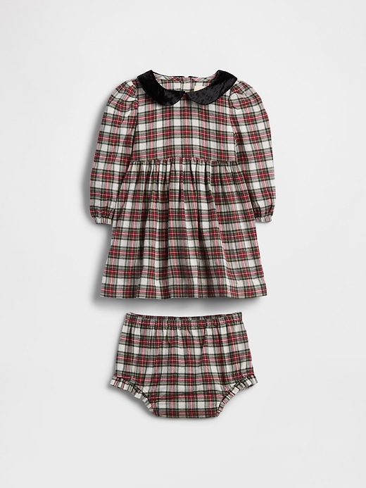Image number 1 showing, Baby Flannel Two-Piece Outfit Set