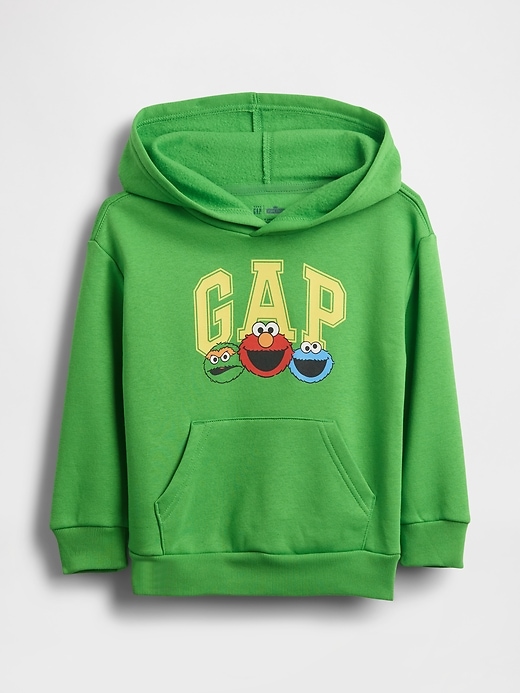 Image number 1 showing, babyGap &#124 Sesame Street Relaxed Logo Hoodie