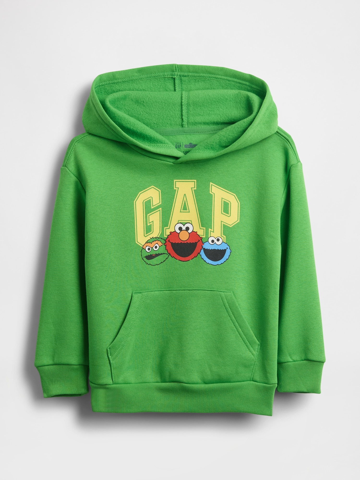babyGap | Sesame Street Relaxed Logo Hoodie - Apple Green
