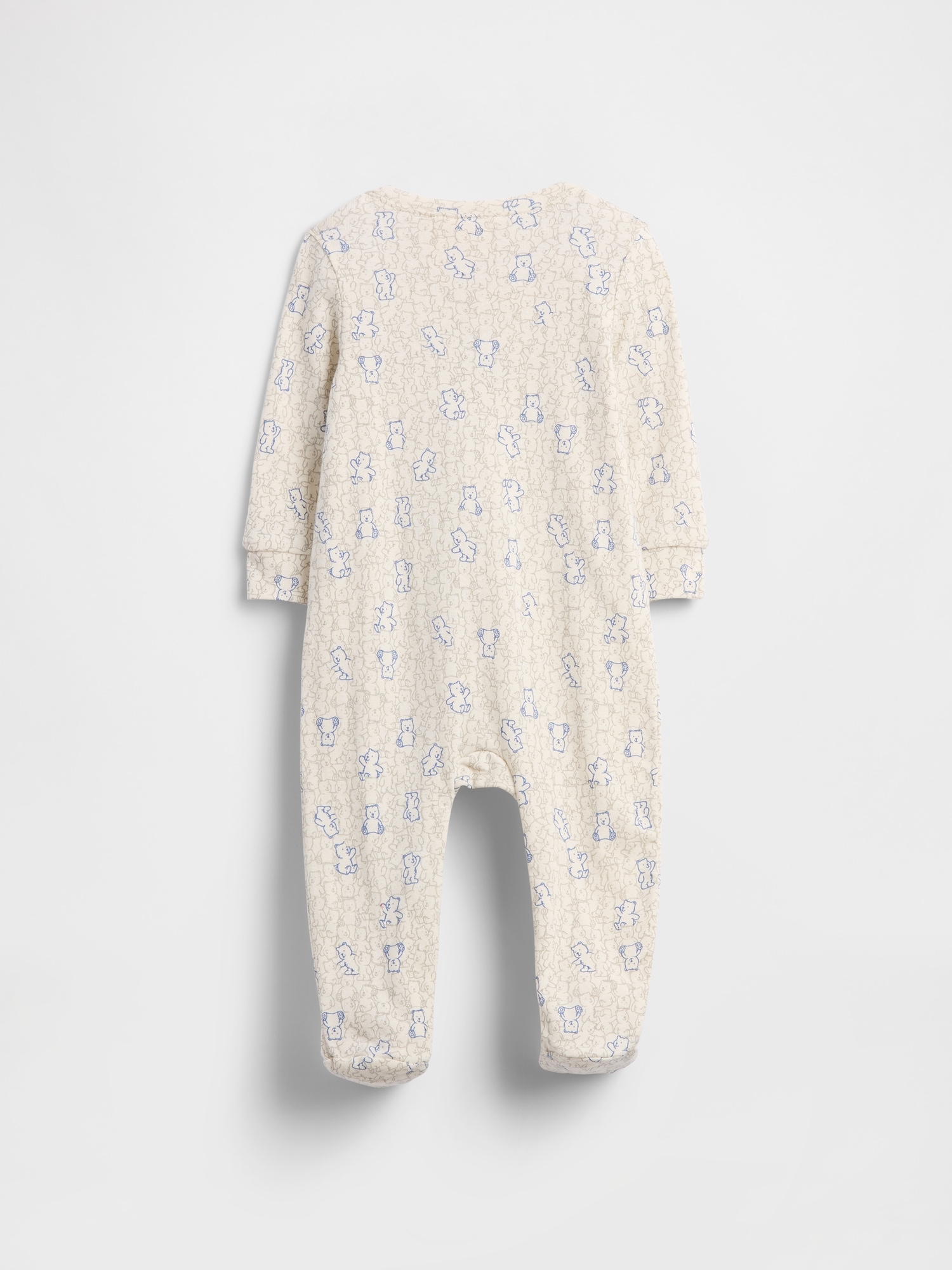 Gap Factory Baby Print Two-way Zip One-piece In Neutral