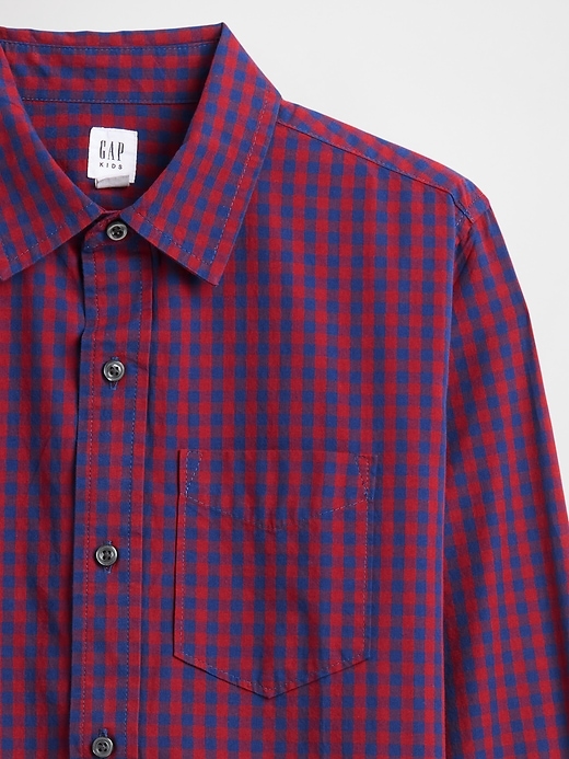 Image number 3 showing, Kids Poplin Shirt