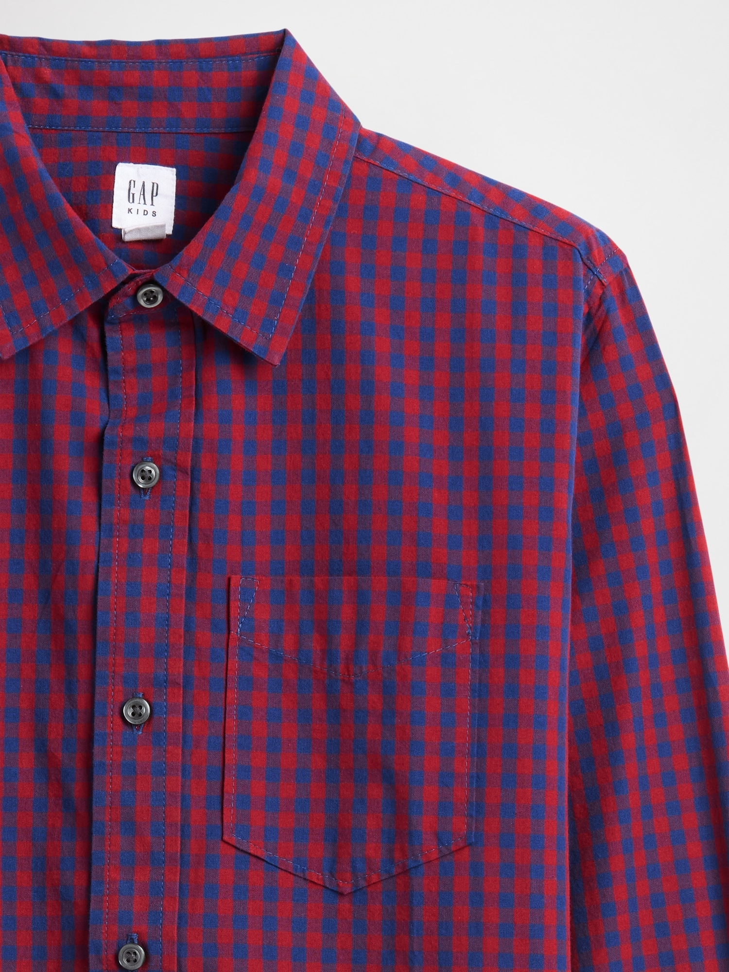 Gap Factory Kids Poplin Shirt In Multi