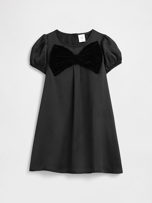 Image number 1 showing, babyGap Puff Sleeve Bow Dress