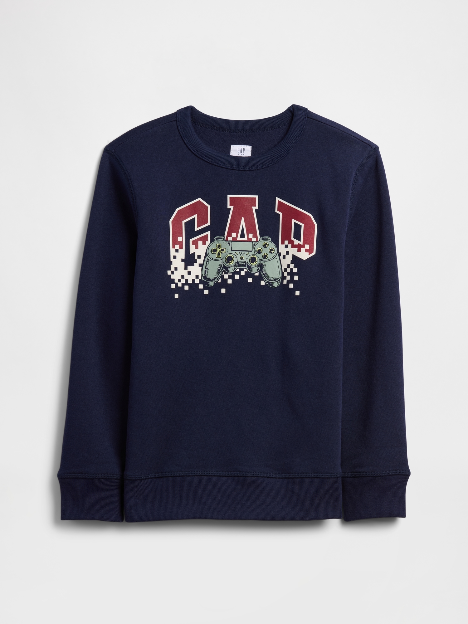Kids Crewneck Graphic Sweatshirt - Navy Uniform